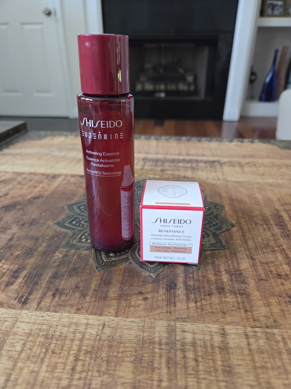 SHISEIDO Activating Essence with Benefiance Wrinkle Cream Set